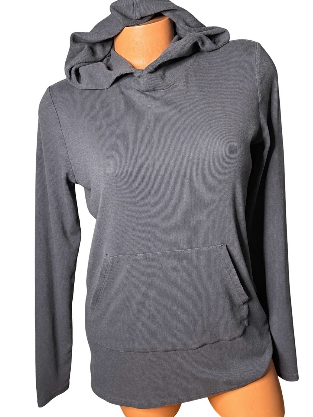 Commando Gray Hoodie XL Hooded Pullover Pima Cotton & Modal